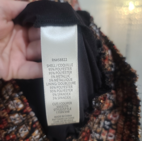 Max Studio crepe handkerchief sleeve blouse. Sz M - Picture 5 of 7